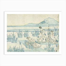 The Eight Plank Bridge By Utagawa Kunisada Art Print