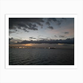 Dark Sky At Dusk Art Print