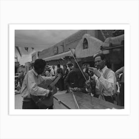 Untitled Photo, Possibly Related To Spanish American Musicians At Fiesta, Taos, New Mexico By Russell Lee 2 Art Print