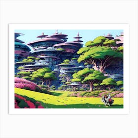 City In The Sky 1 Art Print