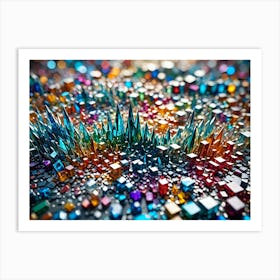 Abstract Cubes 3 Art Print