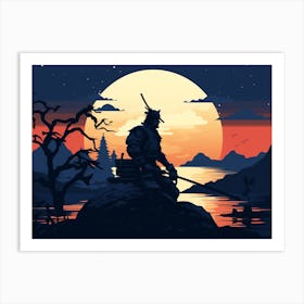 Samurai 2 Art Print Art Print