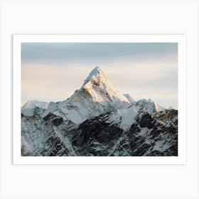 Cold Mountain Peak Art Print