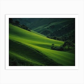 green nature 1 Art Print