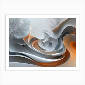 Abstract Modern and Creative 3d Art Print