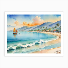 The Nha Trang Beach Art Print