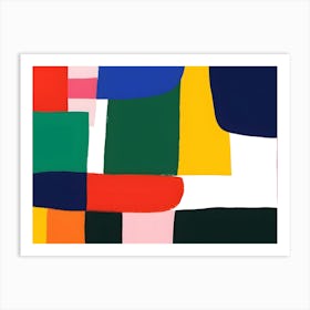 Colorful Abstract Painting 12 Art Print