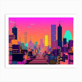 Tel Aviv Skyline 2 Art Print