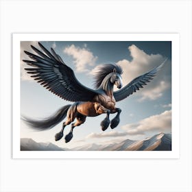 Ethereal Horsebird Art Print