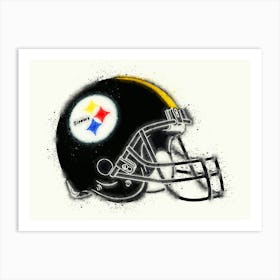 Pittsburgh Steelers Helmet Art Print