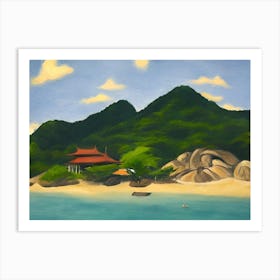 Beach House Art Print