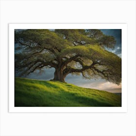 Photoreal Experience The Breathtaking Beauty Of A Majestic Tre 2 Art Print