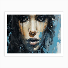 Woman'S Face 10 Art Print