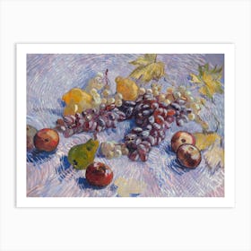 Van Gogh - Grapes, Lemons, Pears, And Apples Art Print