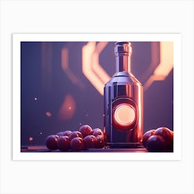 Bottle Of Wine Art Print