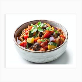 Vegetable Stew In A Bowl 2 Art Print