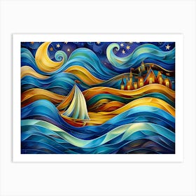 Starry Night 6 Art Print