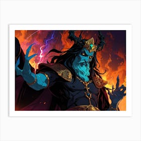 Demon King 4 Art Print