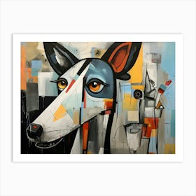 Modern Dog 5 Art Print