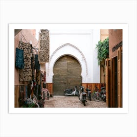 Welcome To The Medina Marrakech Travel Photography Art Print