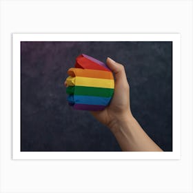 Rainbow Flag Art Print