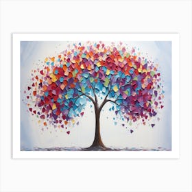 Tree Of Hearts Art Print