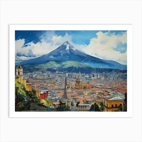 Venezuela Cityscape Art Print