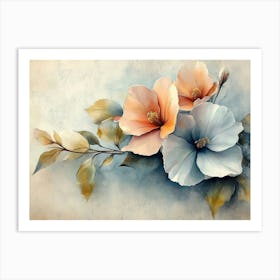 Hibiscus Painting Art Print