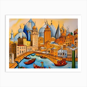 Venice By Rafael Sanchez Art Print