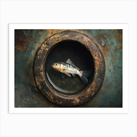 Fish In A Hole Art Print