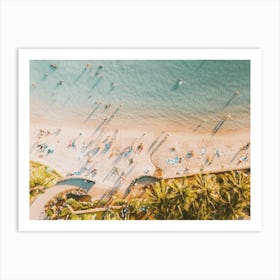 Warm Summer Beach Vacation Art Print