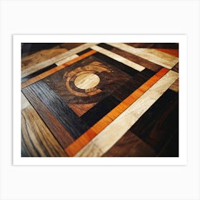 Abstract Wood Floor Art Print