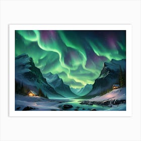 Northern Lights Art Print