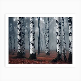 Birch Forest 72 Art Print
