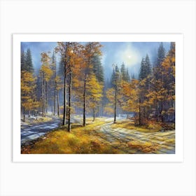 Autumn Forest 42 Art Print