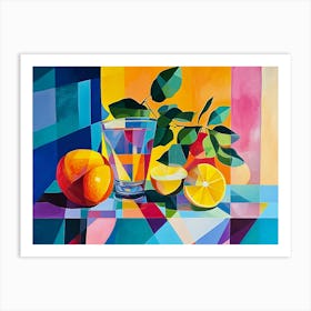 Still Life With Lemons Art Print