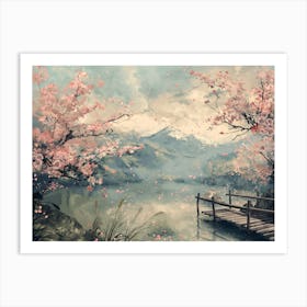 Cherry Blossoms 53 Art Print