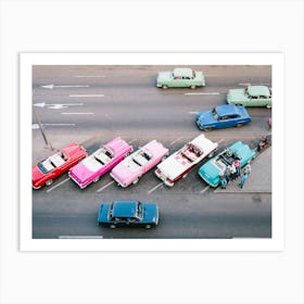 Cuba Cars Art Print