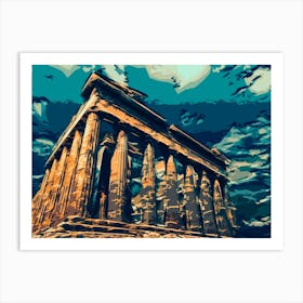 The Parthenon Greece Antiquity Architecture Art Print
