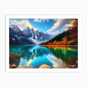 Mountain Lake 49 Art Print