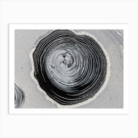 Black And White Swirls Art Print