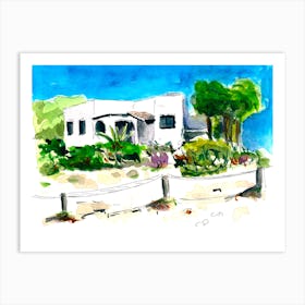 Ibiza house Art Print