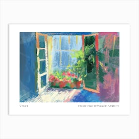 Vigo From The Window Series Poster Painting 2 Art Print