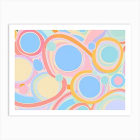 Abstract Circles 14 Art Print