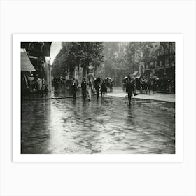 A Wet Day On The Boulevard, Paris (1894), Alfred Stieglitz Art Print