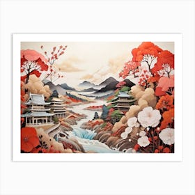 Japanese Nature Wall Art Art Print