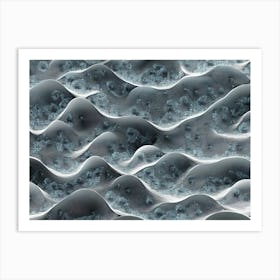 Wavy Surface Art Print