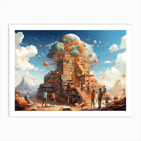 City In The Sky Art Print