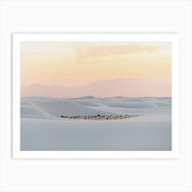 Pastel Sand Dune Sunset Art Print