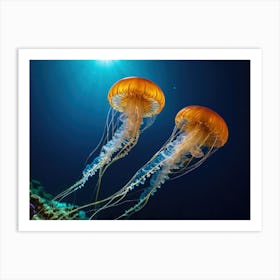 Underwater ART Art Print